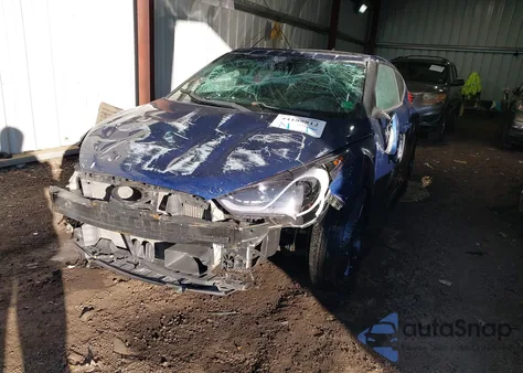 2016 Hyundai Veloster Turbo из США, поврежденный, VIN KMHTC6AE6GU291992